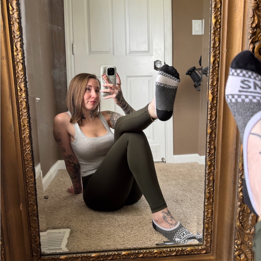 Grey Multi Colored Vans Socks